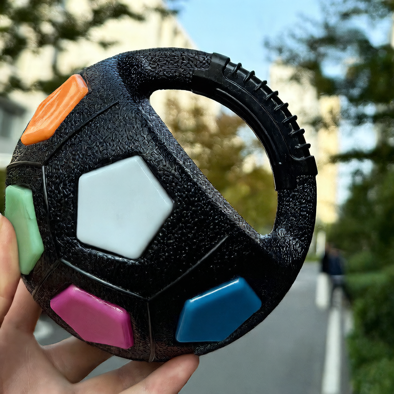 Interactive Grip Football Dog Toy
