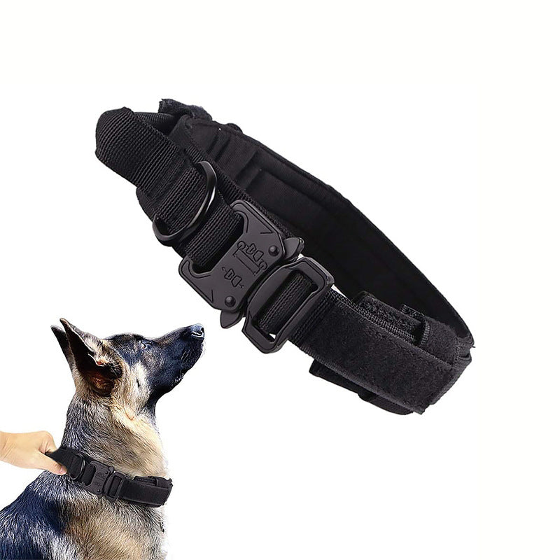 Elite Tactical Dog Collar & Leash Set for Powerful Dogs