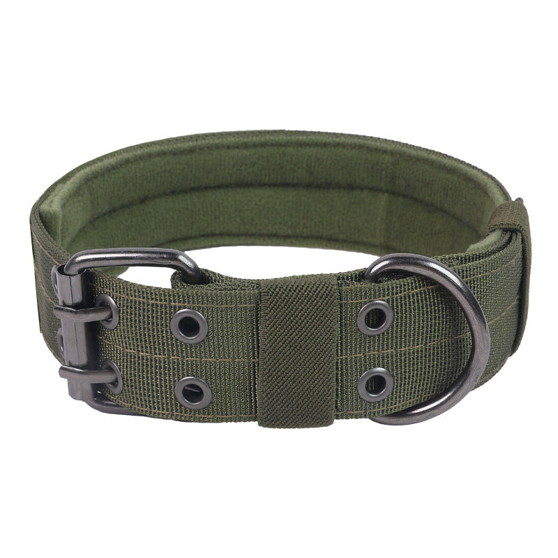 Elite Tactical Dog Collar & Leash Set for Powerful Dogs