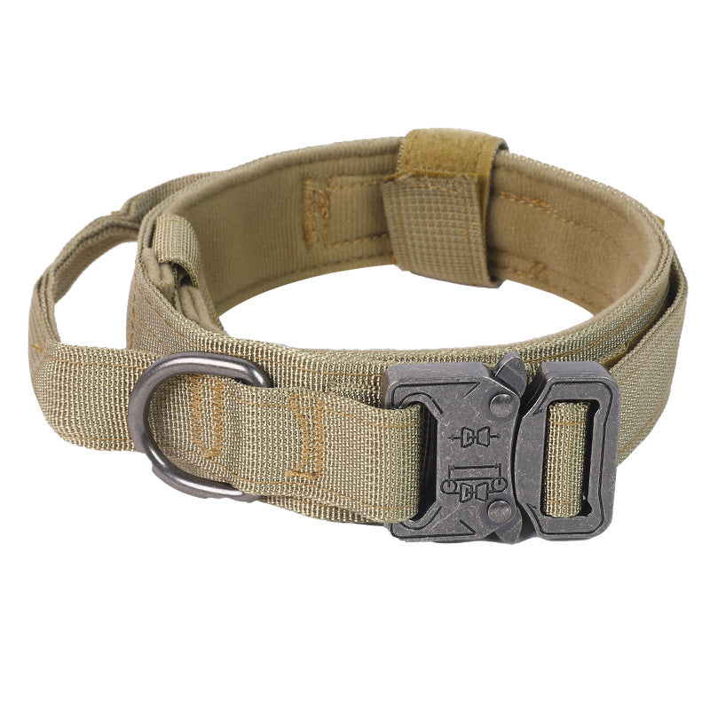 Elite Tactical Dog Collar & Leash Set for Powerful Dogs