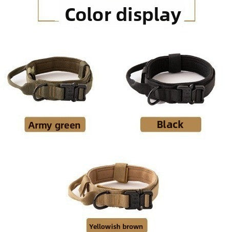 Elite Tactical Dog Collar & Leash Set for Powerful Dogs