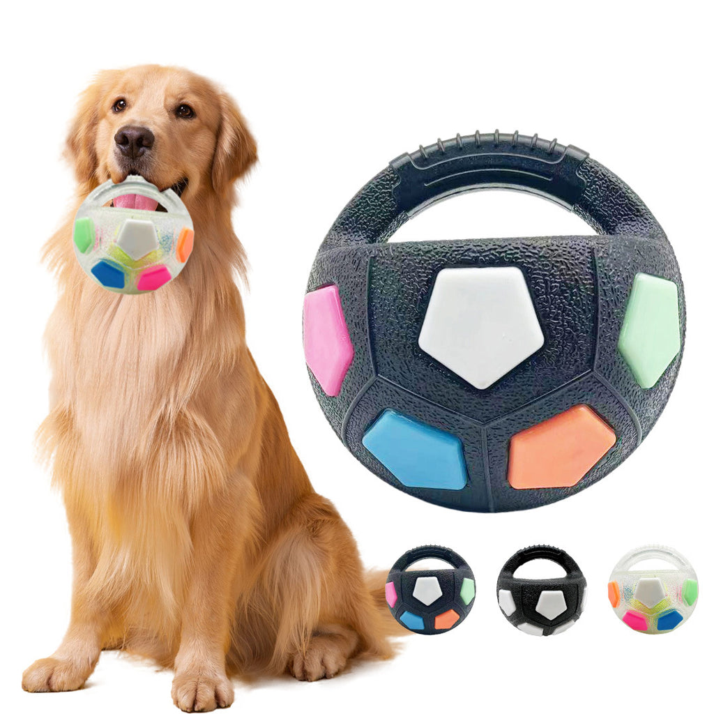 Interactive Grip Football Dog Toy