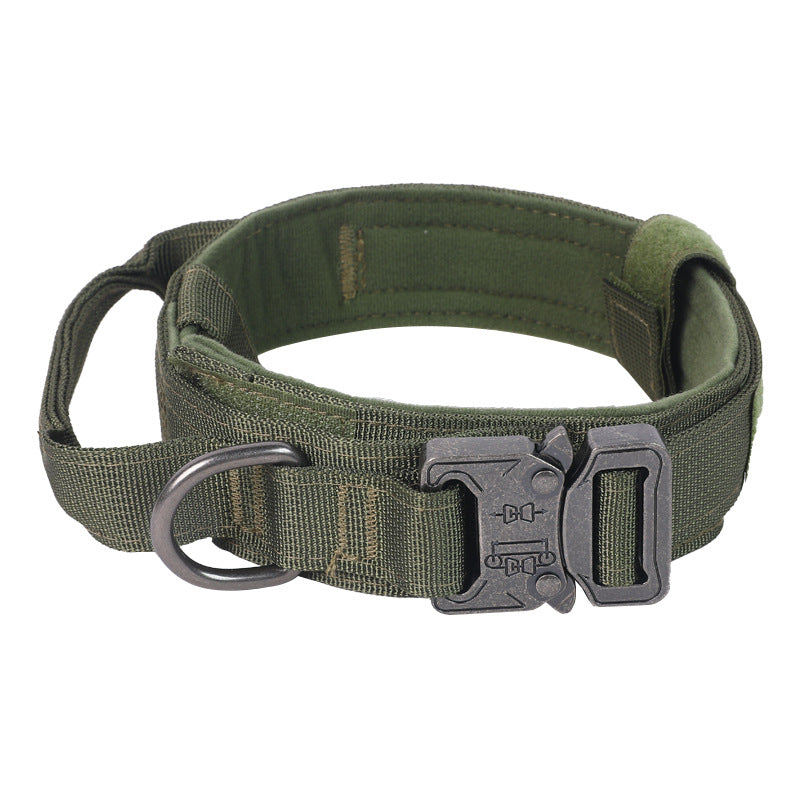 Elite Tactical Dog Collar & Leash Set for Powerful Dogs