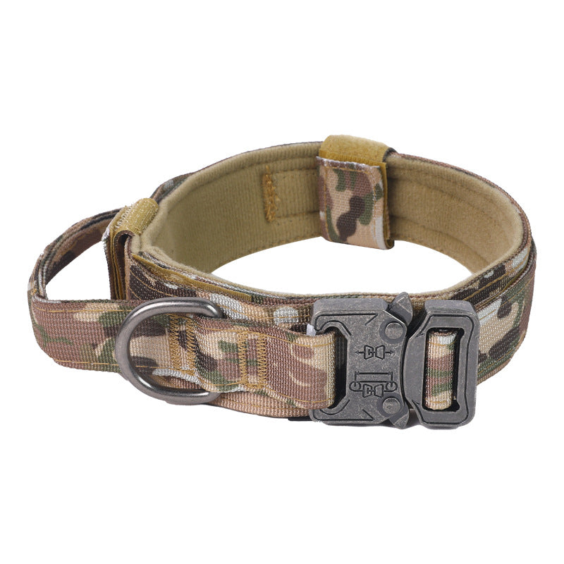 Elite Tactical Dog Collar & Leash Set for Powerful Dogs