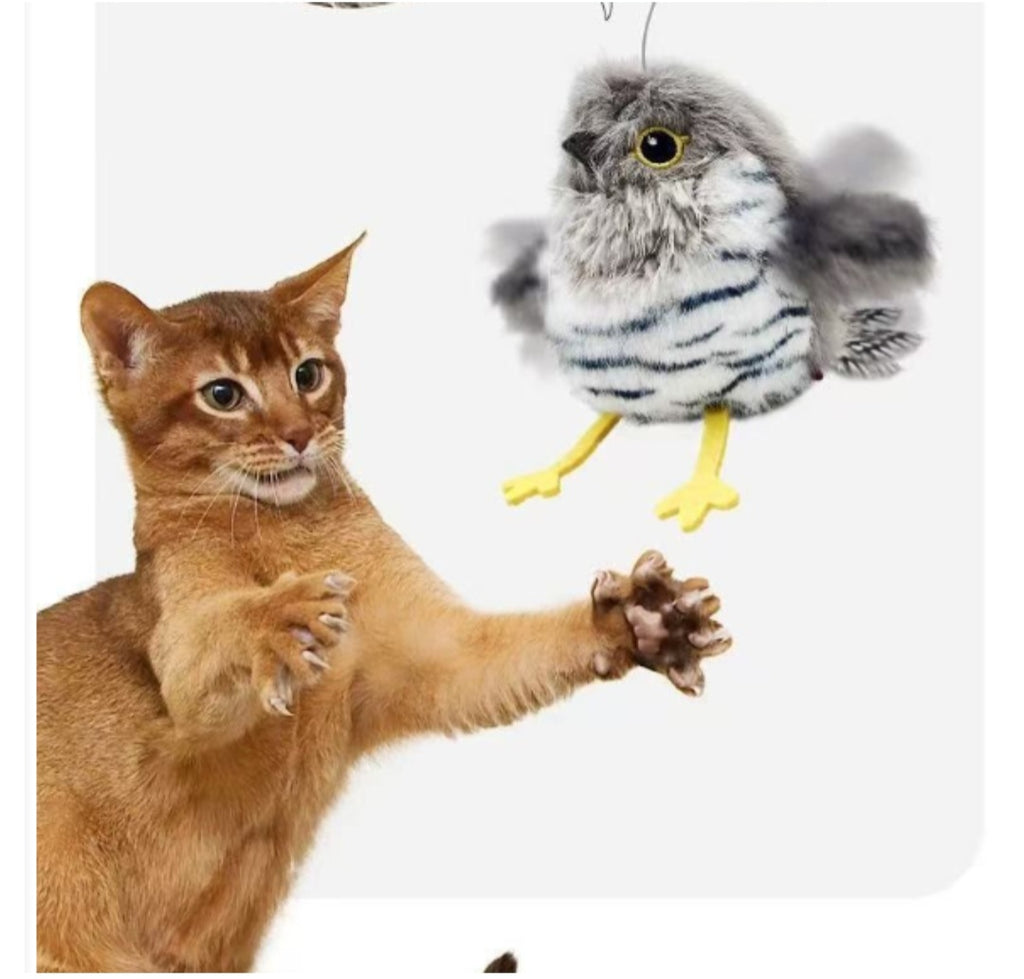 Interactive Flapping Bird Cat Toy – Smart Self-Play Toy 🐦🐱