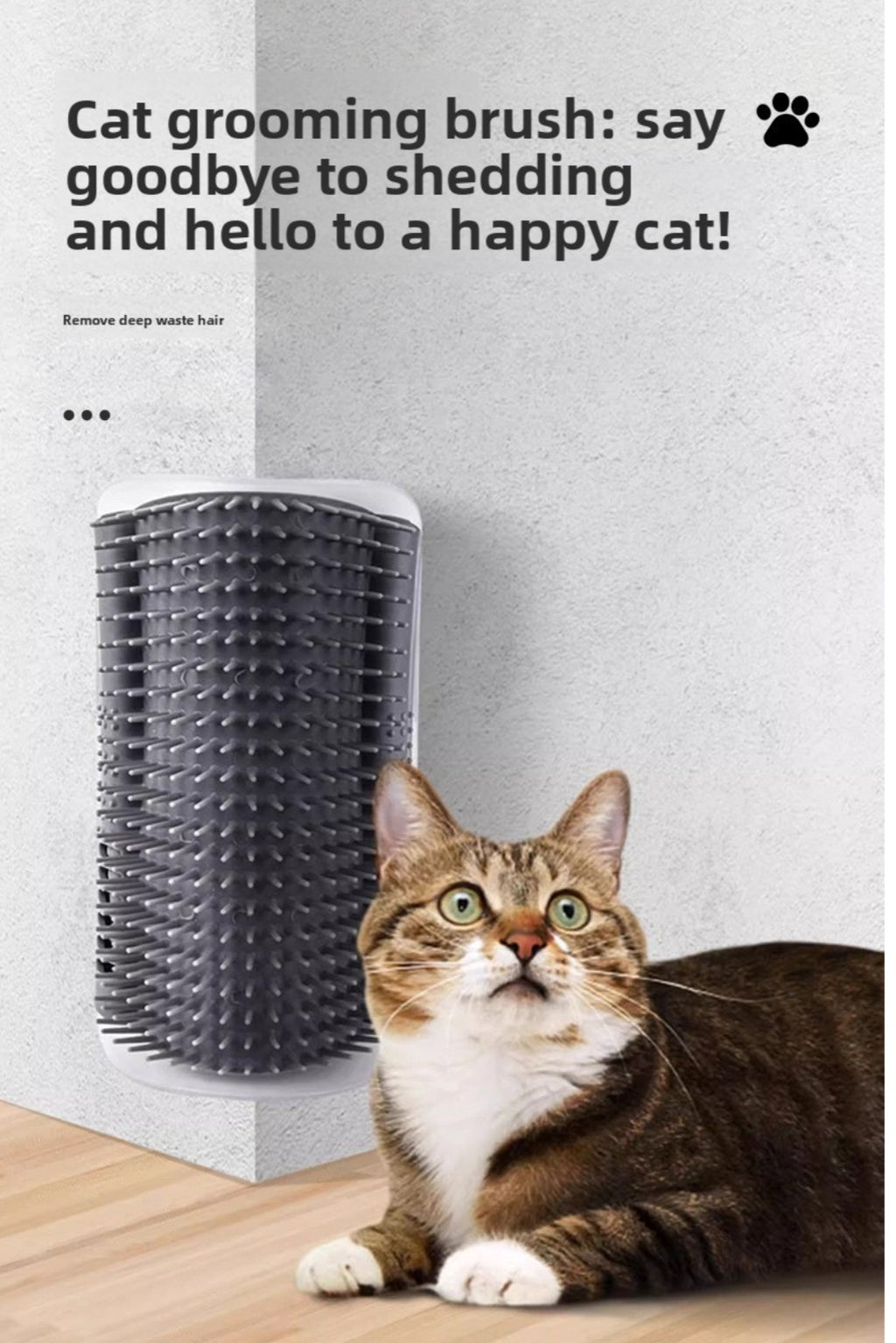 2-in-1 Cat Hair Remover & Pet Massage Brush 🐱✨