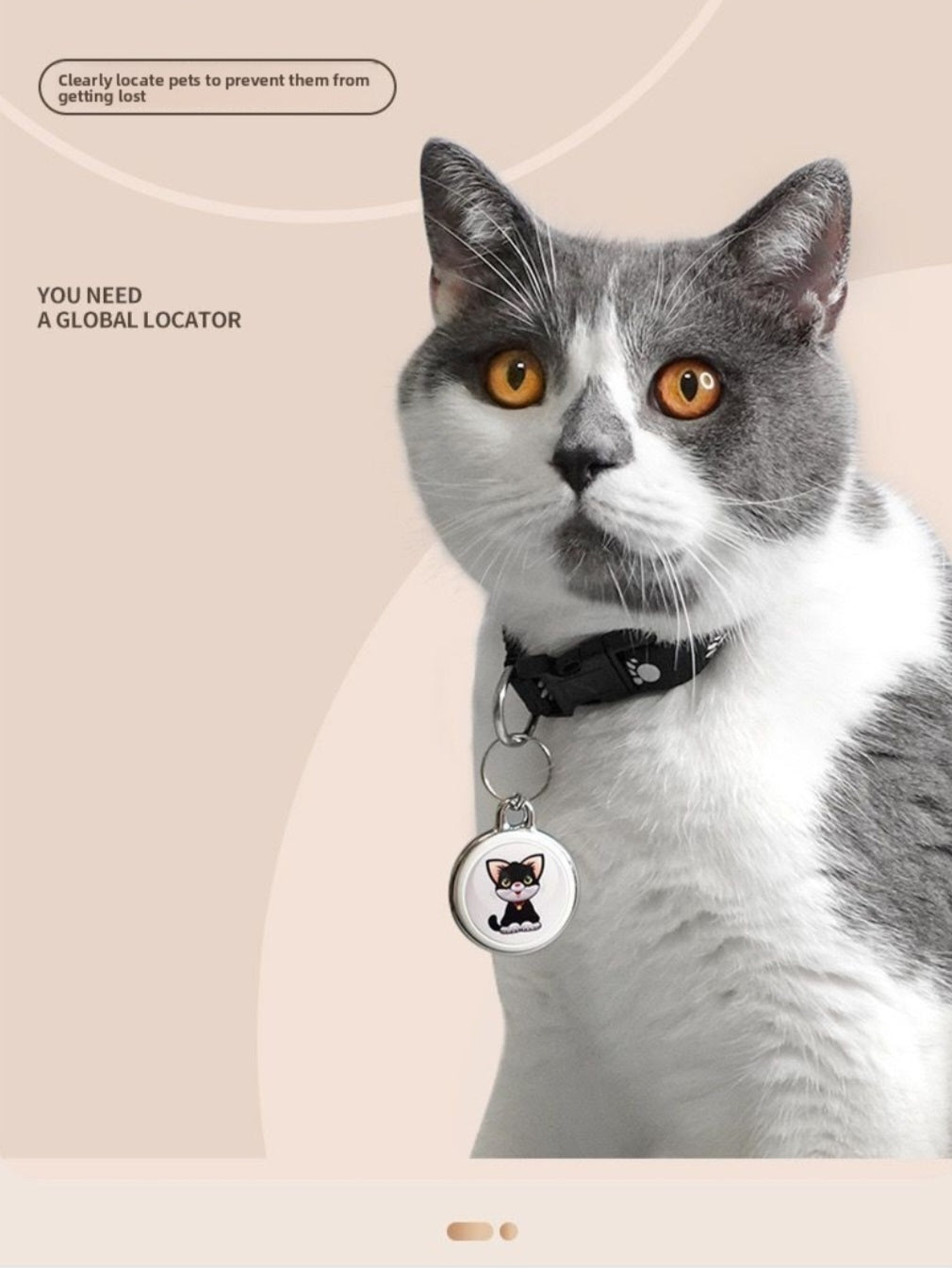 Bluetooth GPS Tracker for Pets and Personal Items